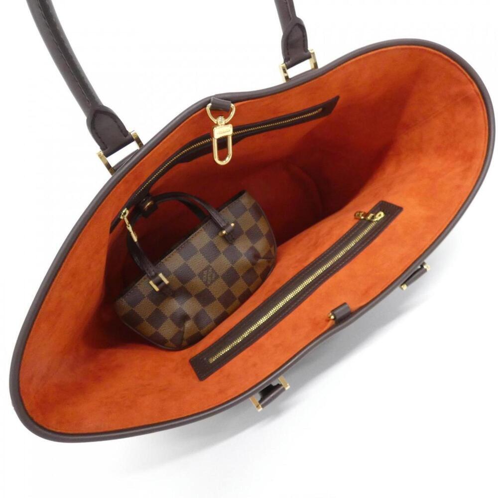 LOUIS VUITTON Brown Damier Pouch - Picture 7 of 8